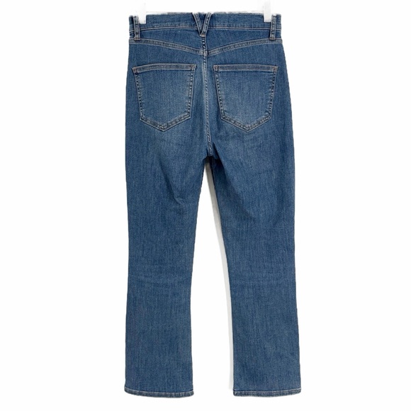 Veronica Beard Carly Kick Flare High Rise Crop Jean in Sierra Wash - Size 27 - Picture 5 of 9